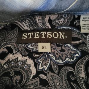 Stetson  men's button down shirt
